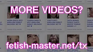 Japanese Asian Tongue Spit Face Nose Licking Sucking Kissing Handjob Good-luck piece - More at fetish-master&period;net
